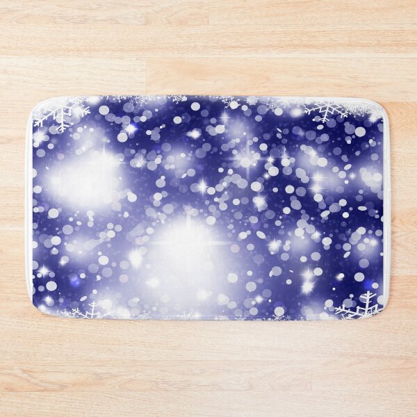 Item preview, Christmas lights formed from stars background snow	 designed and sold by MarketVisionAV.