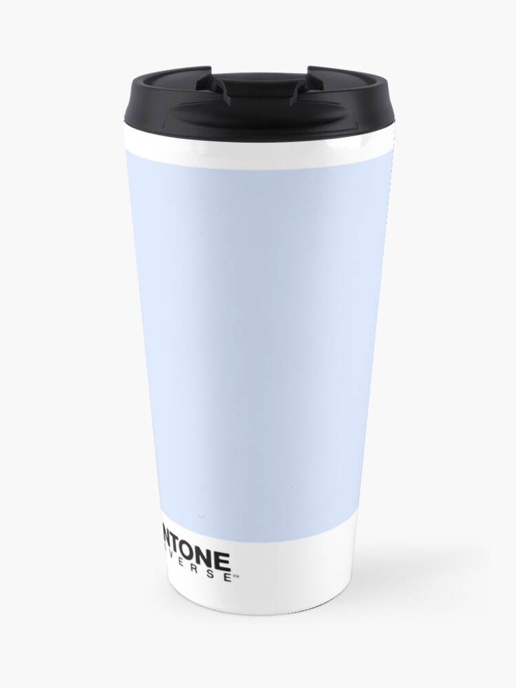 Pantone Baby Blue Travel Mug By Byceline Redbubble