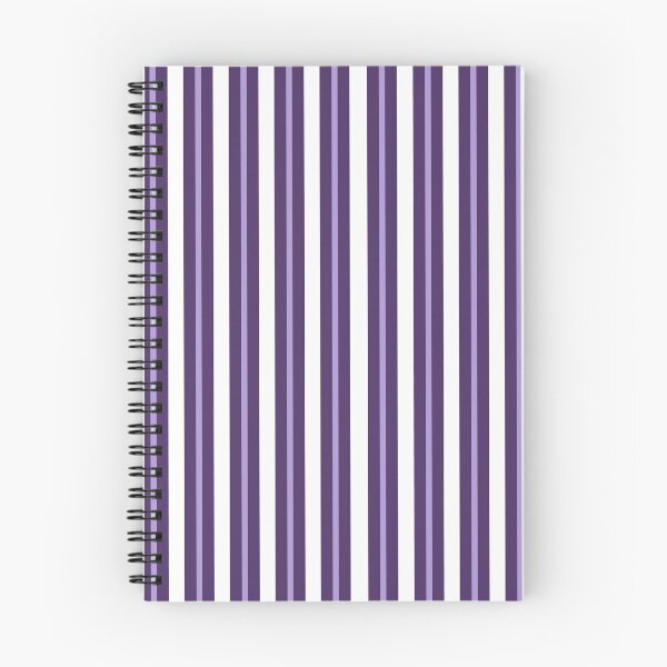 Artikelvorschau, Lila und weiß dünnes vertikales Streifenmuster entworfen und verkauft von PurpleAdventure.