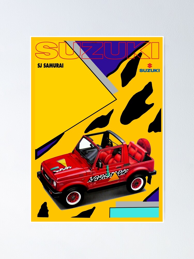 SUZUKI SJ SAMURAI Poster for Sale by ThrowbackM2