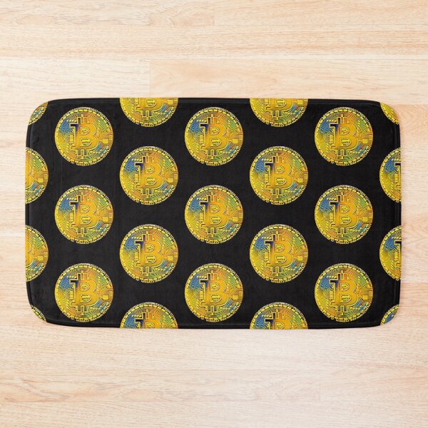 Item preview, Bitcoin Lovers Cryptocurrency Pattern, Watercolor Digital Art designed and sold by Lizzie May.