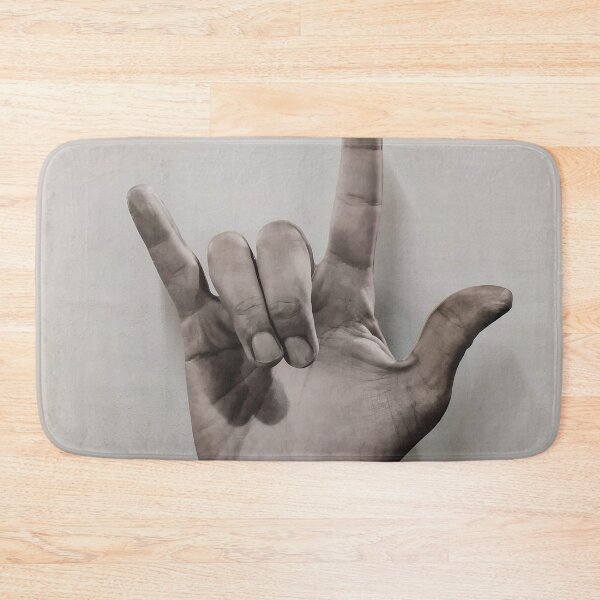 Item preview, Hand poking out of a basket making the "yo" gesture designed and sold by brambillasimone.