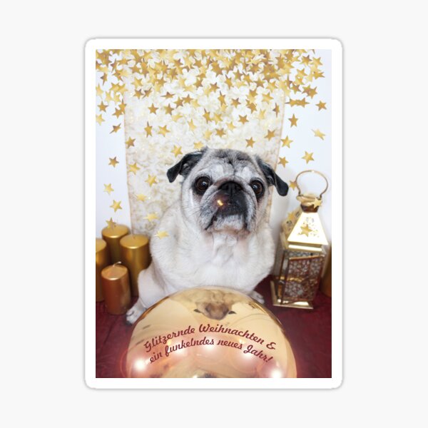 Glittering Christmas Sticker