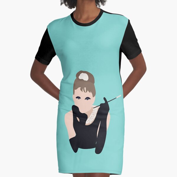 Breakfast at Tiffany's Graphic T-Shirt Dress