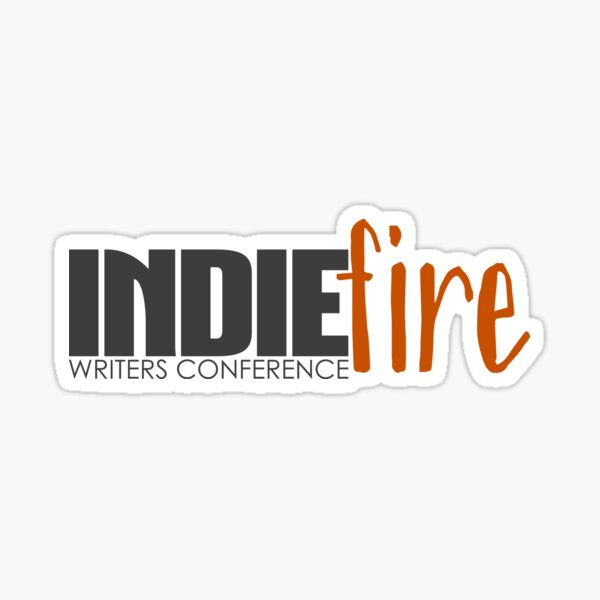 Indie Fire Writers Conference Logo Sticker