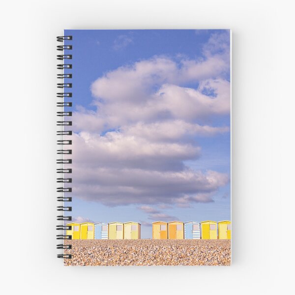 Item preview, Pretty pastel beach huts on Seaford beach, East Sussex, UK designed and sold by Zoe Power.