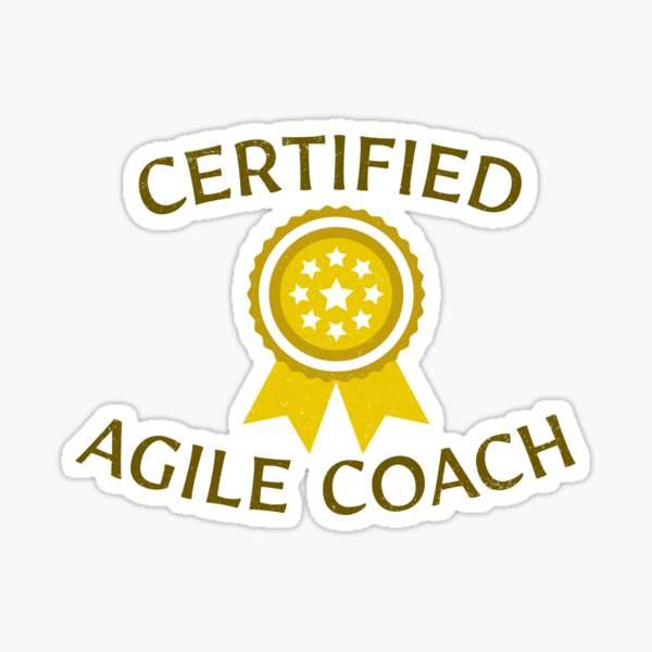 Item preview, Certified Agile Coach designed and sold by Salma Satya & Co.