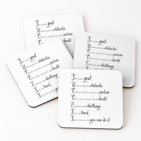 Item preview, See Your Goal Quote Art Design Inspirational Moti designed and sold by vividpixelusa.