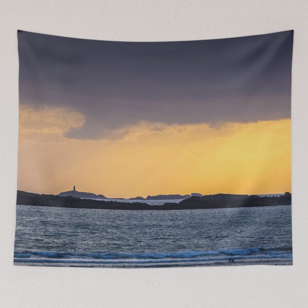 Item preview, Rhoscolyn Beacon Tower at Sunset designed and sold by heidipics.