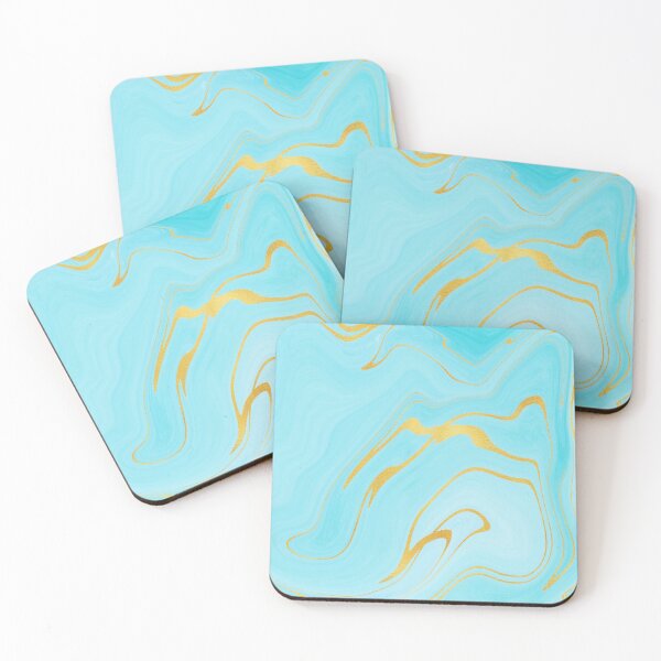 Item preview, Gold Blue Marble Texture designed and sold by MysticMarble.