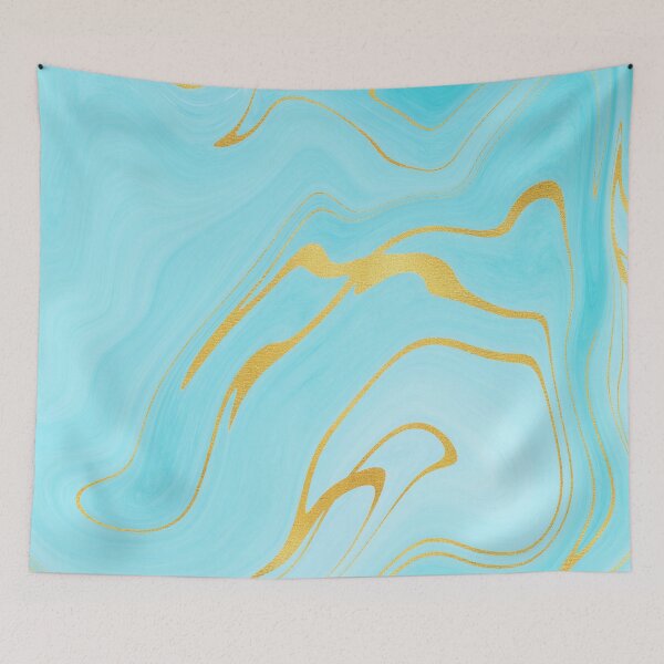 Item preview, Gold Blue Marble Texture designed and sold by MysticMarble.