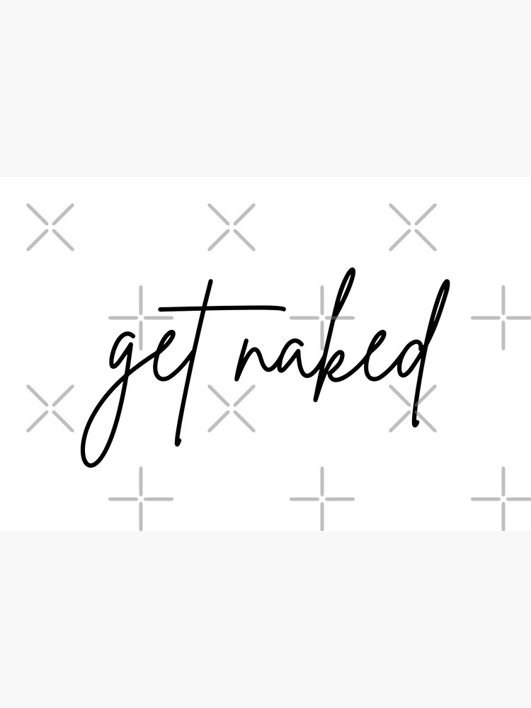 Disover Get Naked Bath Mat