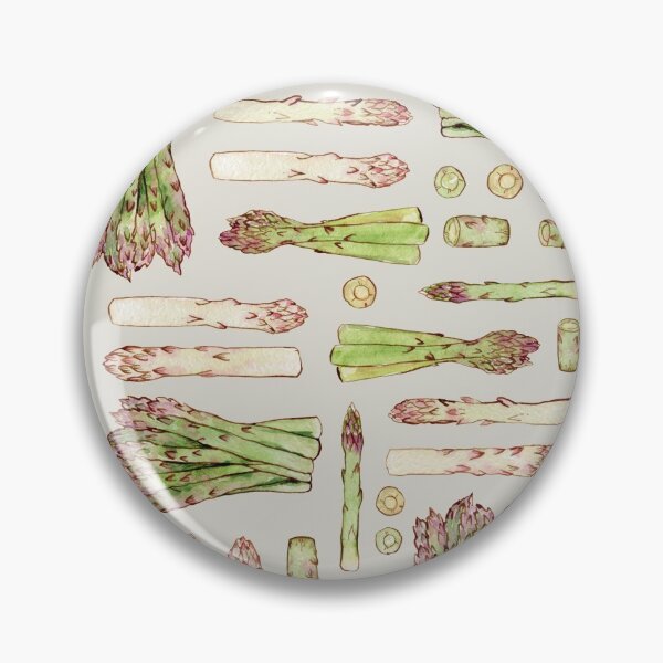 Item preview, Colorful fresh asparagus watercolor pattern designed and sold by AnjeseAnna.