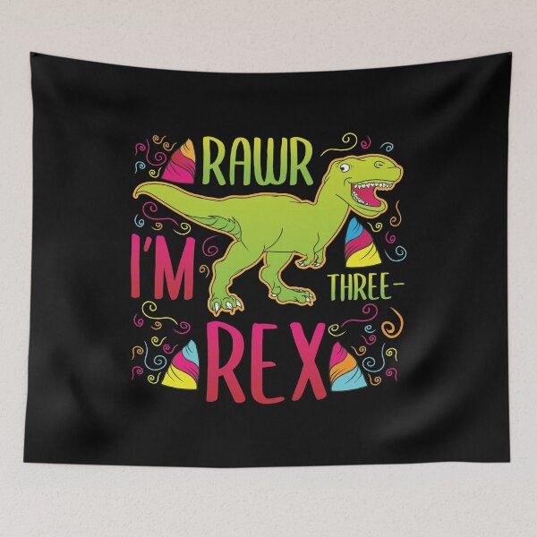 Item preview, Rawr I'm Three-Rex Dinosaur Tyrannosaurus Wild Animals T-rex Dino Wildlife Reptile Jungle Wild Animals Forest Top designed and sold by shirti.