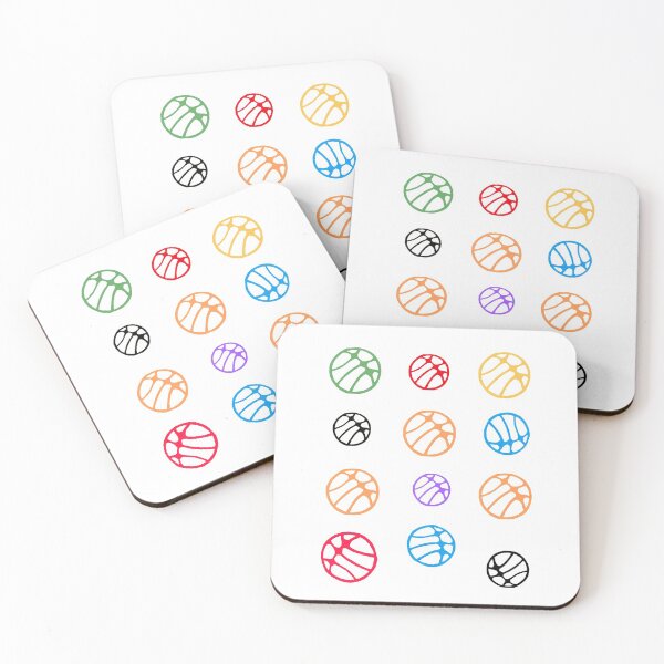 Item preview, Cute Colorful Basketball Balls Kids Pattern designed and sold by OneLook.