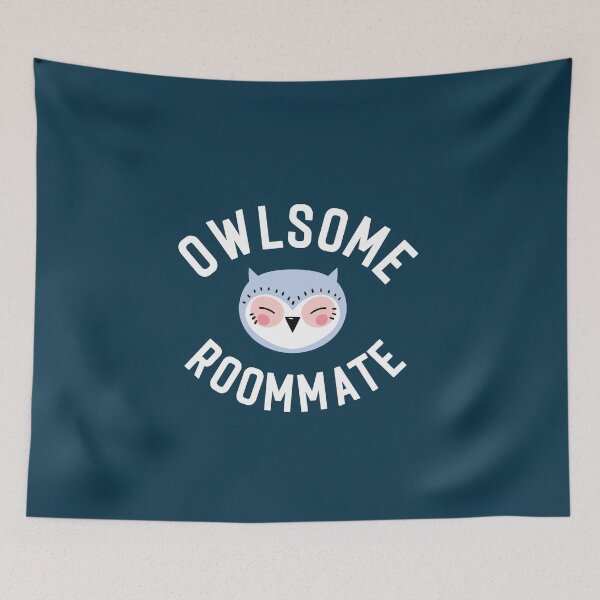 Item preview, Owlsome Roommate Pun - Funny Gift Idea designed and sold by betternotes.
