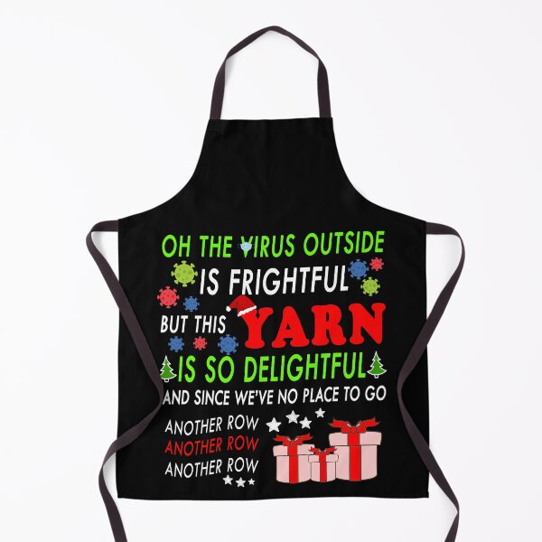 Item preview, Oh, The Virus Outside Is So Frightful | Funny Yarn Lover Quarantine Christmas designed and sold by yasmh.