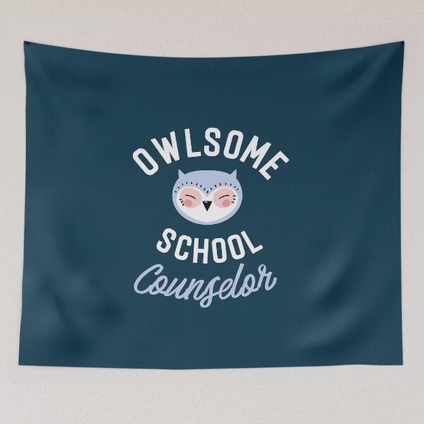 Artikelvorschau, Owlsome School Counselor Pun - Funny Gift Idea entworfen und verkauft von betternotes.