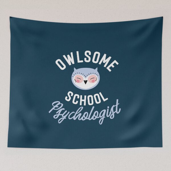 Item preview, Owlsome School Psychologist Pun - Funny Gift Idea designed and sold by betternotes.