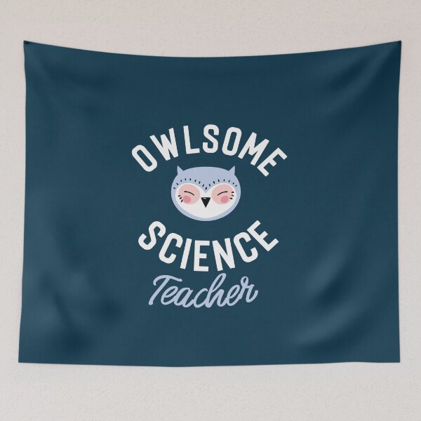Artikelvorschau, Owlsome Science Teacher Pun - Funny Gift Idea entworfen und verkauft von betternotes.