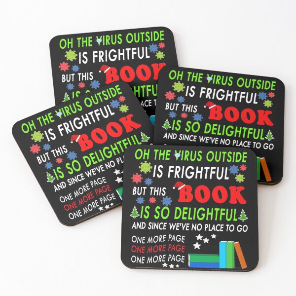 Item preview, Oh, The Virus Outside Is So Frightful | Funny BOOK Lover Quarantine Christmas designed and sold by yasmh.