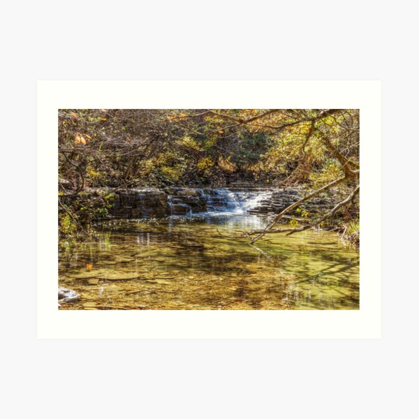 Waterfall Creek At Henning Conservation Art Print