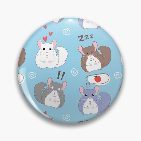 Item preview, Cute Chinchilla Emoji designed and sold by Lulupainting.