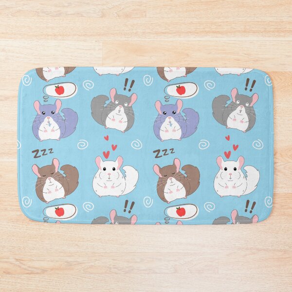 Item preview, Cute Chinchilla Emoji designed and sold by Lulupainting.