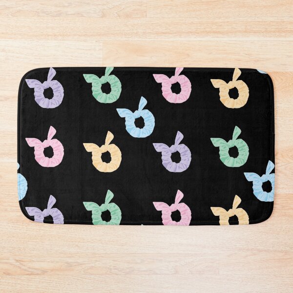 Item preview, Pastel Rainbow Scrunchies Pack Black designed and sold by ibyrd-7.