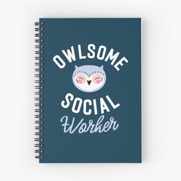 Artikelvorschau, Owlsome Social Worker Pun - Funny Gift Idea entworfen und verkauft von betternotes.