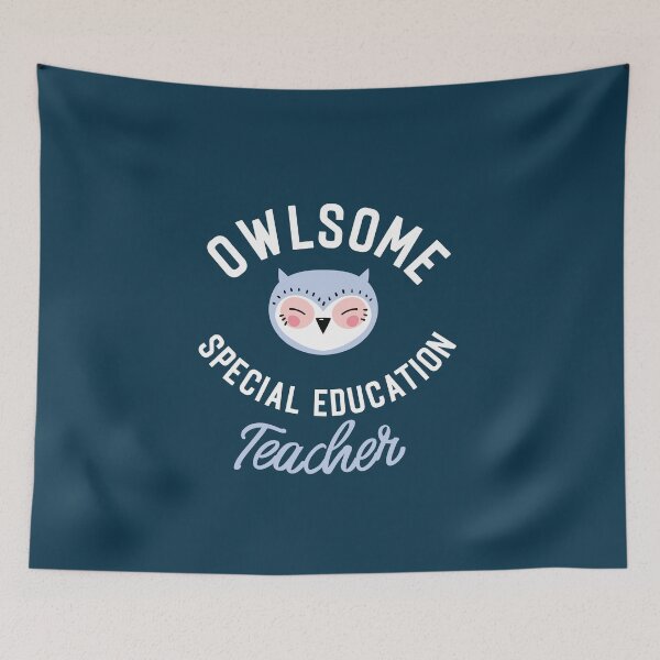Item preview, Owlsome Special Education Teacher Pun - Funny Gift Idea designed and sold by betternotes.