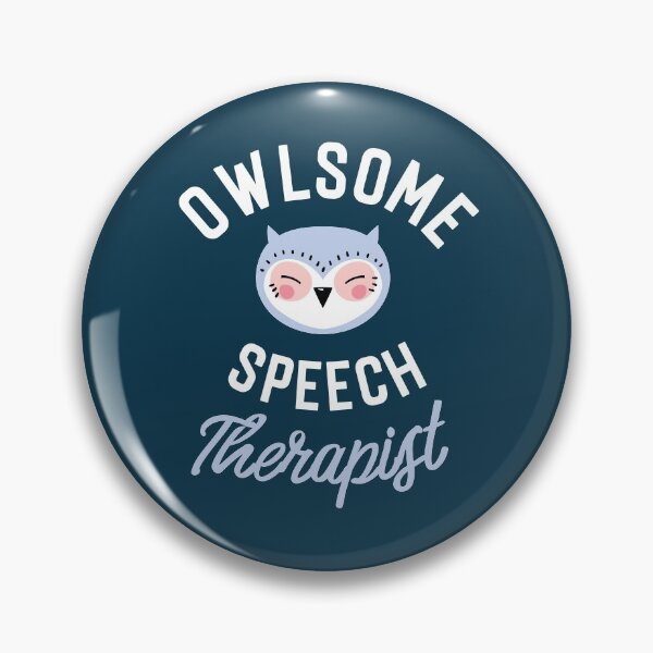 Artikelvorschau, Owlsome Speech Therapist Pun - Funny Gift Idea entworfen und verkauft von betternotes.