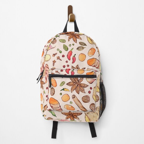 Item preview, Milk and Spice: turmeric, ginger, clove, cinnamon watercolor pattern designed and sold by AnjeseAnna.