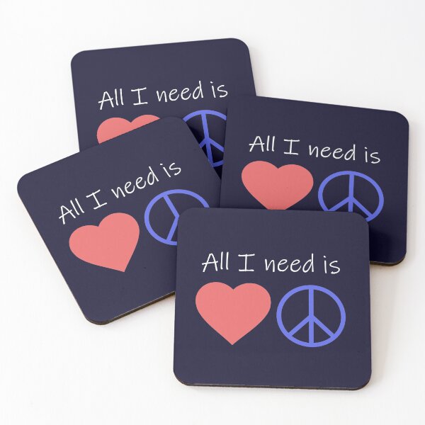 Item preview, All I Need is Love and Peace designed and sold by ddmicke.
