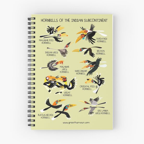 Item preview, Hornbills of the Indian Subcontinent designed and sold by Green Humour.
