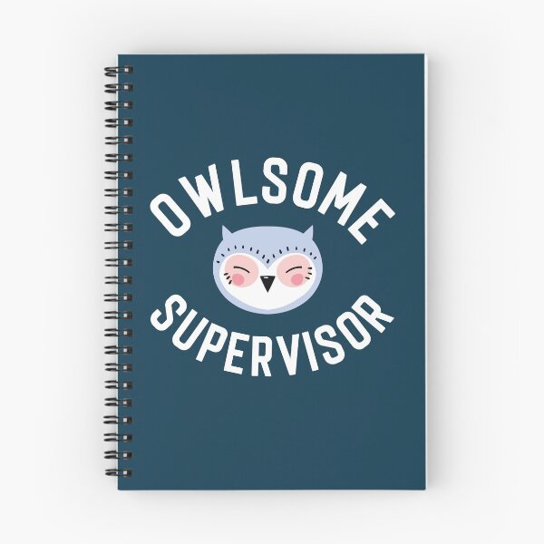Item preview, Owlsome Supervisor Pun - Funny Gift Idea designed and sold by betternotes.