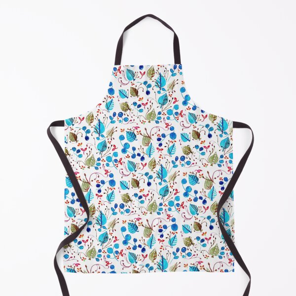Item preview, Pattern, motif, flowery, turquoise designed and sold by voicivoila.