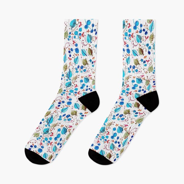 Item preview, Pattern, motif, flowery, turquoise designed and sold by voicivoila.