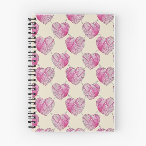 Item preview, Pink Yarn Heart Ball of Wool and Crochet Hook  designed and sold by RosalieReeves.