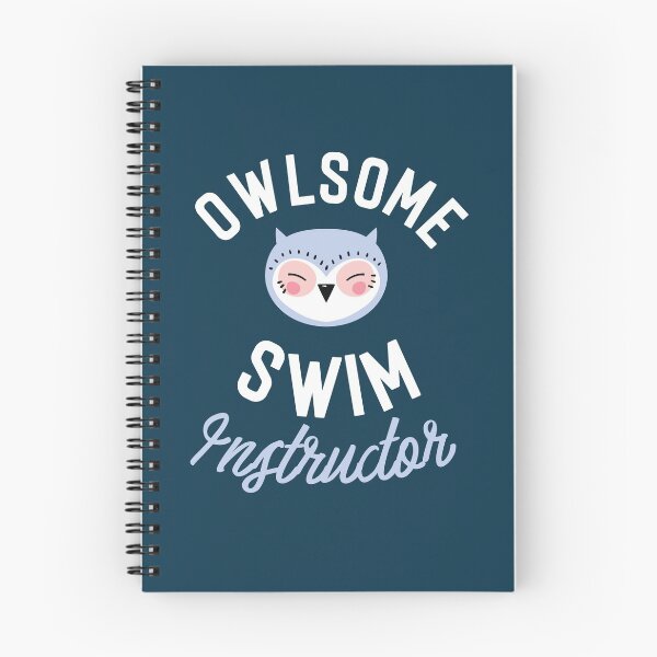 Item preview, Owlsome Swim Instructor Pun - Funny Gift Idea designed and sold by betternotes.