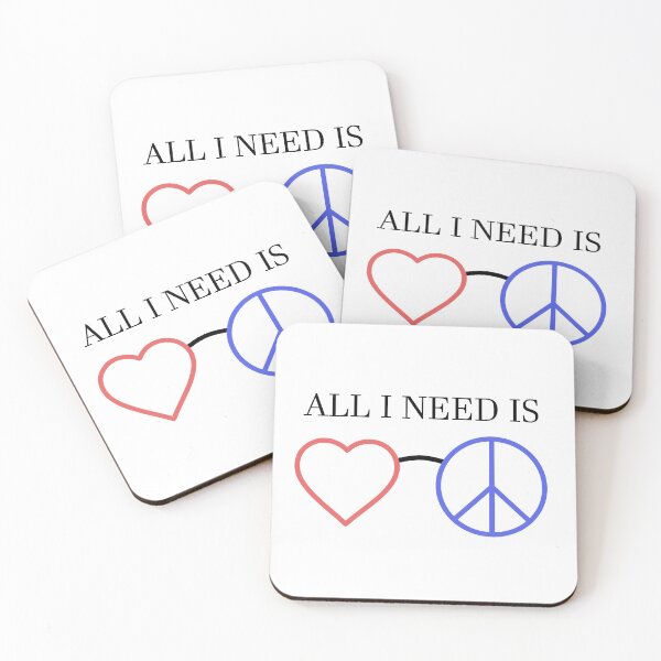 Item preview, All I Need is Love and Peace designed and sold by ddmicke.