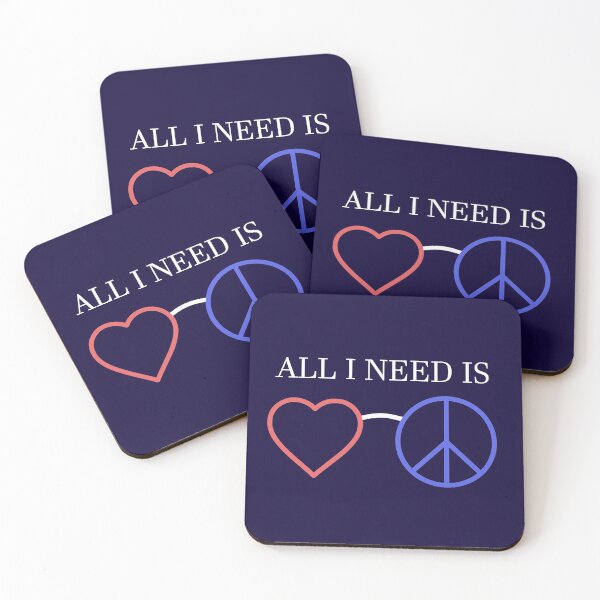 Item preview, All I Need is Love and Peace designed and sold by ddmicke.