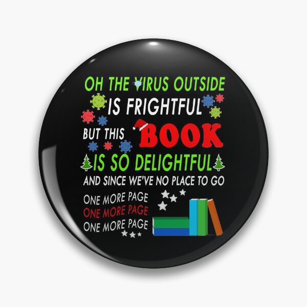 Item preview, Oh, The Virus Outside Is So Frightful | Funny BOOK Lover Quarantine Christmas designed and sold by yasmh.