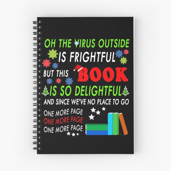 Item preview, Oh, The Virus Outside Is So Frightful | Funny BOOK Lover Quarantine Christmas designed and sold by yasmh.