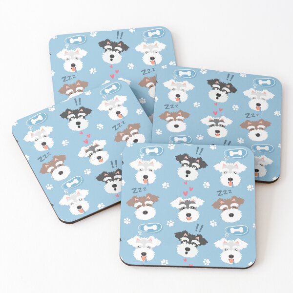 Item preview, Kawaii Miniature Schnauzer Emoji designed and sold by Lulupainting.