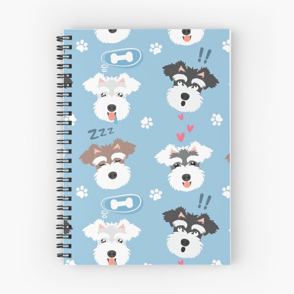 Item preview, Kawaii Miniature Schnauzer Emoji designed and sold by Lulupainting.