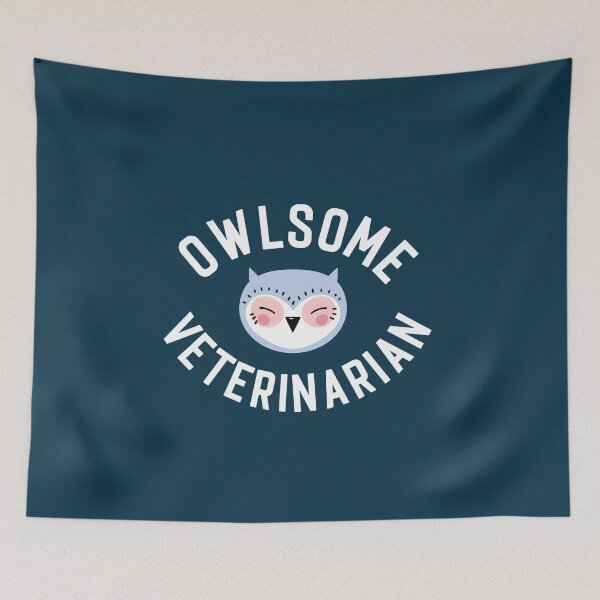 Item preview, Owlsome Veterinarian Pun - Funny Gift Idea designed and sold by betternotes.