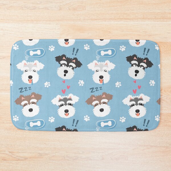 Item preview, Kawaii Miniature Schnauzer Emoji designed and sold by Lulupainting.