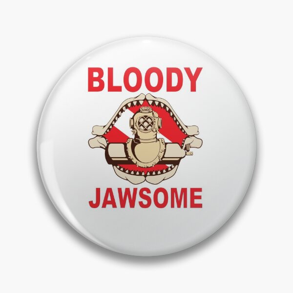 Item preview, Bloody Jawsome - Scuba Diving  designed and sold by Scubaloppy.