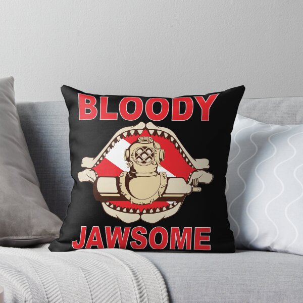 Item preview, Bloody Jawsome - Scuba Diving  designed and sold by Scubaloppy.